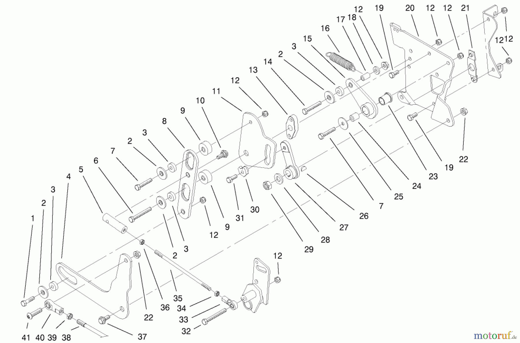  Toro Neu Mowers, Lawn & Garden Tractor Seite 1 73561SEI (522xi) - Toro 522xi Indy Special Edition Garden Tractor, 2000 (200000001-200999999) REAR SMART TURN ASSEMBLY