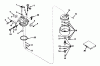 Toro 40114 - Power Handle, 1973 (3000001-3999999) Ersatzteile CARBURETOR NO. 631512