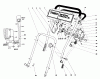 Toro 17002 - Electric Lawnmower, 1975 (5000446-5999999) Ersatzteile HANDLE ASSEMBLY