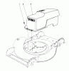 Toro 17002 - Electric Lawnmower, 1975 (5000446-5999999) Ersatzteile SHROUD ASSEMBLY