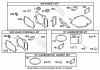 Toro 105-1293 - GTS 150 to 200 Conversion Kit, 1995-97 Super Recycler Lawnmowers Ersatzteile CARBURETOR OVERHAUL KIT ASSEMBLY ENGINE GTS-200