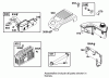 Toro 105-1293 - GTS 150 to 200 Conversion Kit, 1995-97 Super Recycler Lawnmowers Ersatzteile MUFFLER AND FUEL TANK ASSEMBLY ENGINE GTS-200