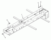 Toro 01-11B803 (1100) - 1100 Special Tractor, 1980 Ersatzteile FRAME