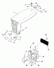 Toro 01-11B804 (GT-2500) - GT-2500 8-Speed Tractor, 1981 Ersatzteile SHEET METAL AND COVERS #1