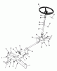 Toro 01-11BH01 (SB-421) - SB-421 8-Speed Garden Tractor, 1982 Ersatzteile FRONT AXLE AND STEERING