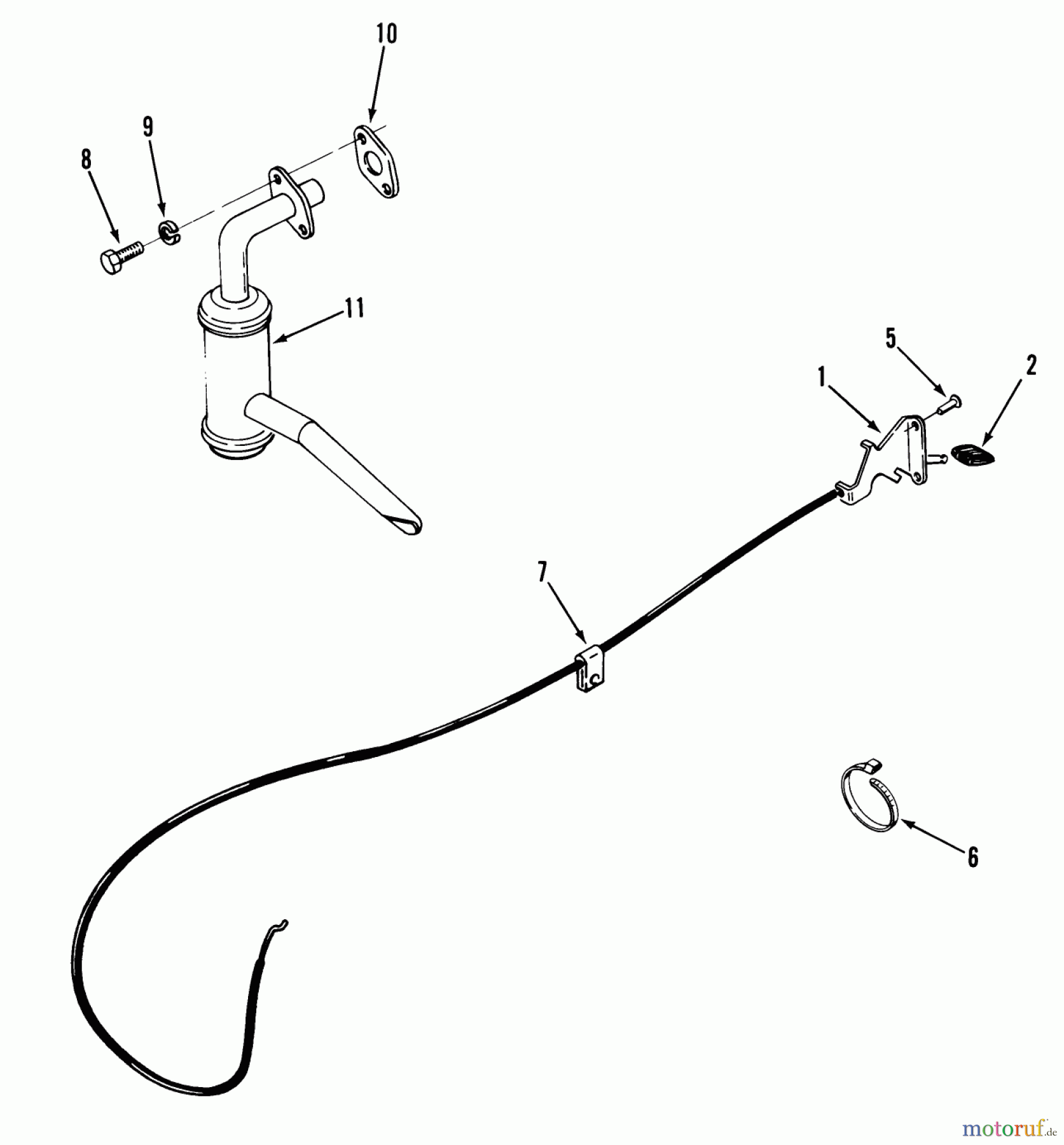Toro Neu Mowers, Lawn & Garden Tractor Seite 1 01-11BH01 (SB-421) - Toro SB-421 8-Speed Garden Tractor, 1982 FUEL AND EXHAUST SYSTEM - SB-421