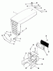 Toro 01-11BH01 (SB-421) - SB-421 8-Speed Garden Tractor, 1982 Ersatzteile SHEET METAL AND COVERS #1