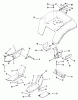 Toro 01-11BH01 (SB-421) - SB-421 8-Speed Garden Tractor, 1982 Ersatzteile SHEET METAL AND COVERS #3