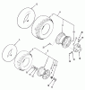 Toro 01-11BH01 (SB-421) - SB-421 8-Speed Garden Tractor, 1982 Ersatzteile WHEELS AND TIRES