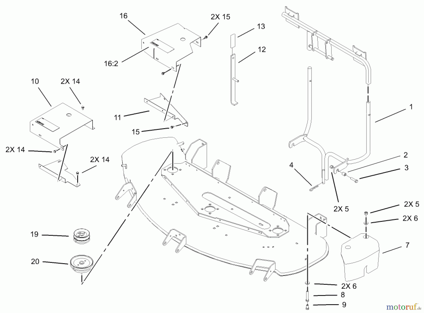  Toro Neu Accessories, Mower 106-8254 - Toro 42