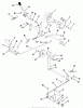 Toro 01-14E801 (E-141) - E-141 8-Speed Tractor, 1981 Ersatzteile CLUTCH AND BRAKE LINKAGE
