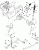 Toro 01-14E801 (E-141) - E-141 8-Speed Tractor, 1981 Ersatzteile LIFT LINKAGE