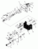 Toro 01-14E801 (E-141) - E-141 8-Speed Tractor, 1981 Ersatzteile POWER DISCONNECT ASSEMBLY