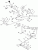 Toro 11-17K801 (C-175) - C-175 Twin 8-Speed Tractor, 1983 Ersatzteile CLUTCH, BRAKE AND SPEED CONTROL LINKAGE #1