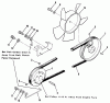 Toro 11-17K801 (C-175) - C-175 Twin 8-Speed Tractor, 1983 Ersatzteile DRIVE BELT AND PULLEYS