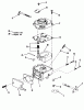 Toro 01-16OS01 (D-160) - D-160 Automatic Tractor, 1980 Ersatzteile D-160 ONAN ENGINE, CARBURETOR PARTS GROUP