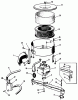 Toro 01-16OS01 (D-160) - D-160 Automatic Tractor, 1980 Ersatzteile D-160 ONAN ENGINE, FUEL AND INTAKE GROUP