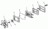 Toro 01-16OS01 (D-160) - D-160 Automatic Tractor, 1980 Ersatzteile D-160 ONAN ENGINE, FUEL PUMP PARTS GROUP