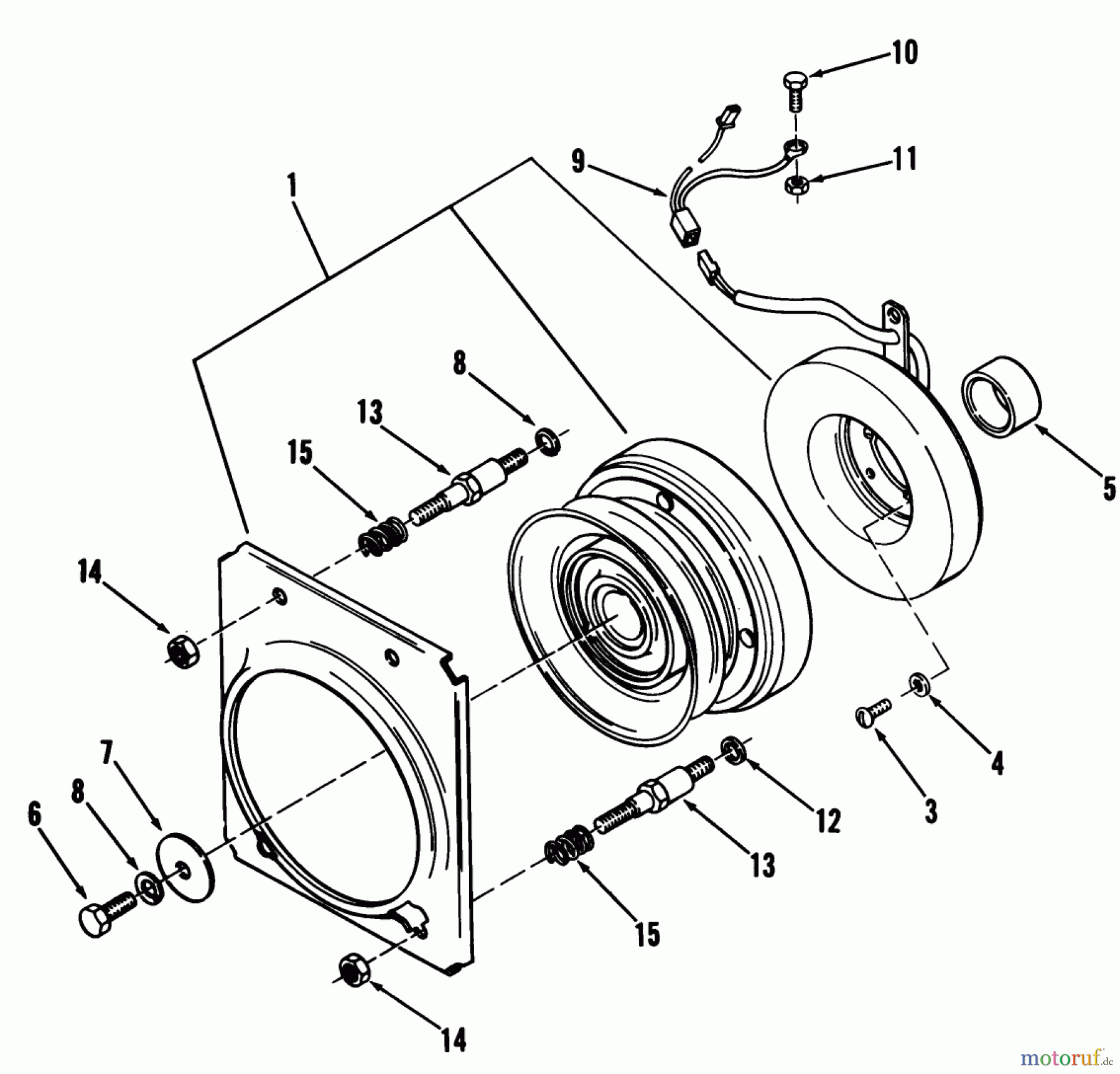 Toro Neu Mowers, Lawn & Garden Tractor Seite 1 01-20KS00 (D-200) - Toro D-200 Automatic Tractor, 1980 ELECTRIC PTO CLUTCH (D-160)