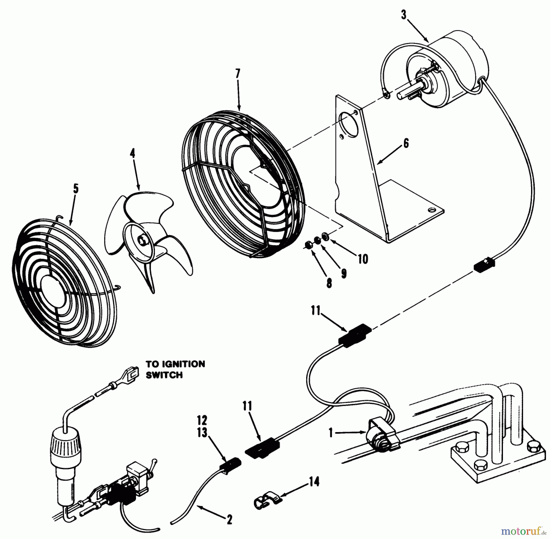  Toro Neu Mowers, Lawn & Garden Tractor Seite 1 01-16OS01 (D-160) - Toro D-160 Automatic Tractor, 1980 FAN-TRANSMISSION COOLING