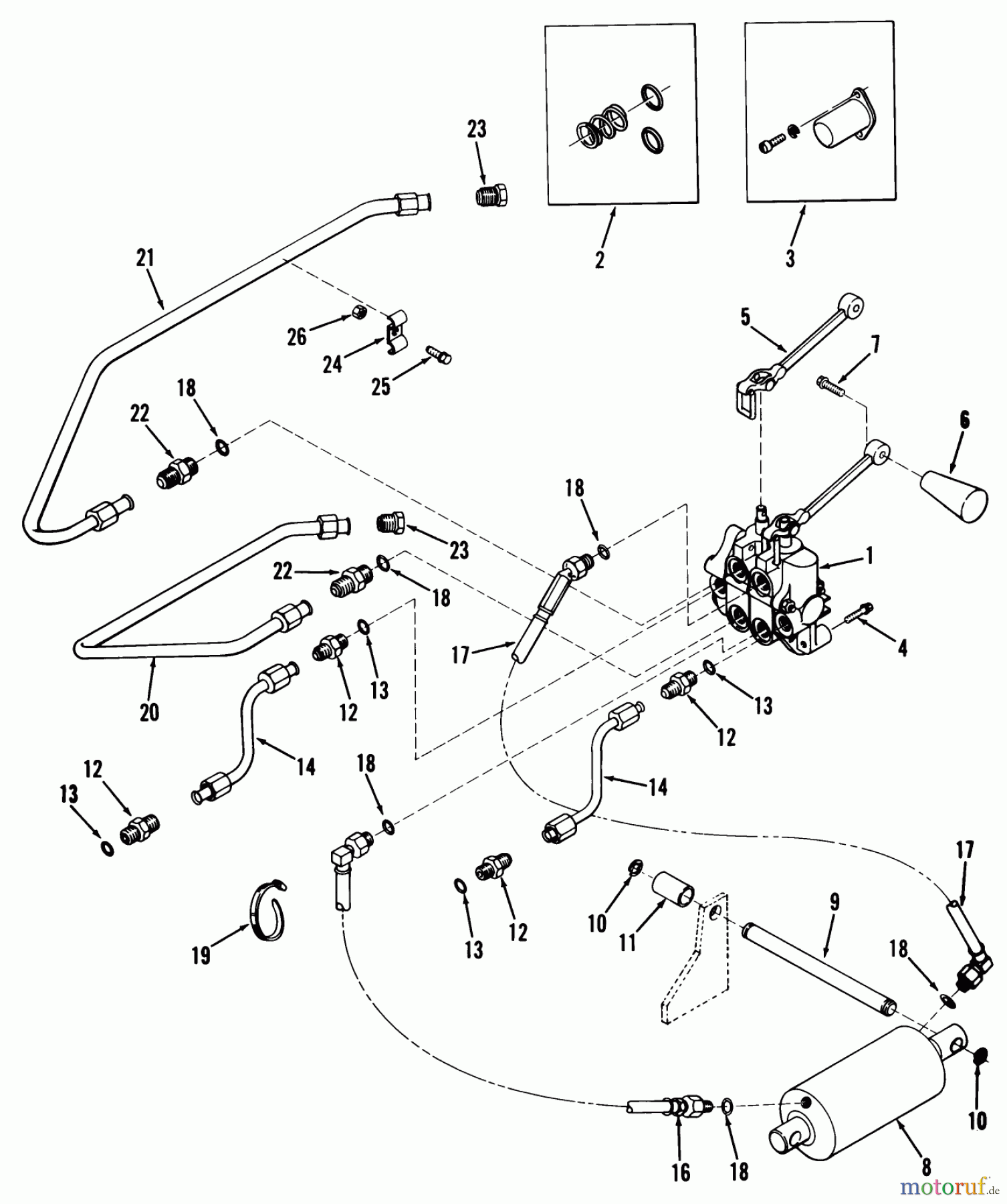 Toro Neu Mowers, Lawn & Garden Tractor Seite 1 01-16OS01 (D-160) - Toro D-160 Automatic Tractor, 1980 HYDRAULIC SYSTEM