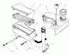 Toro 11-0189 - Grass Bag Assembly, 21" Rear Bagger Mowers Ersatzteile AIR CLEANER & FUEL TANK ASSEMBLY