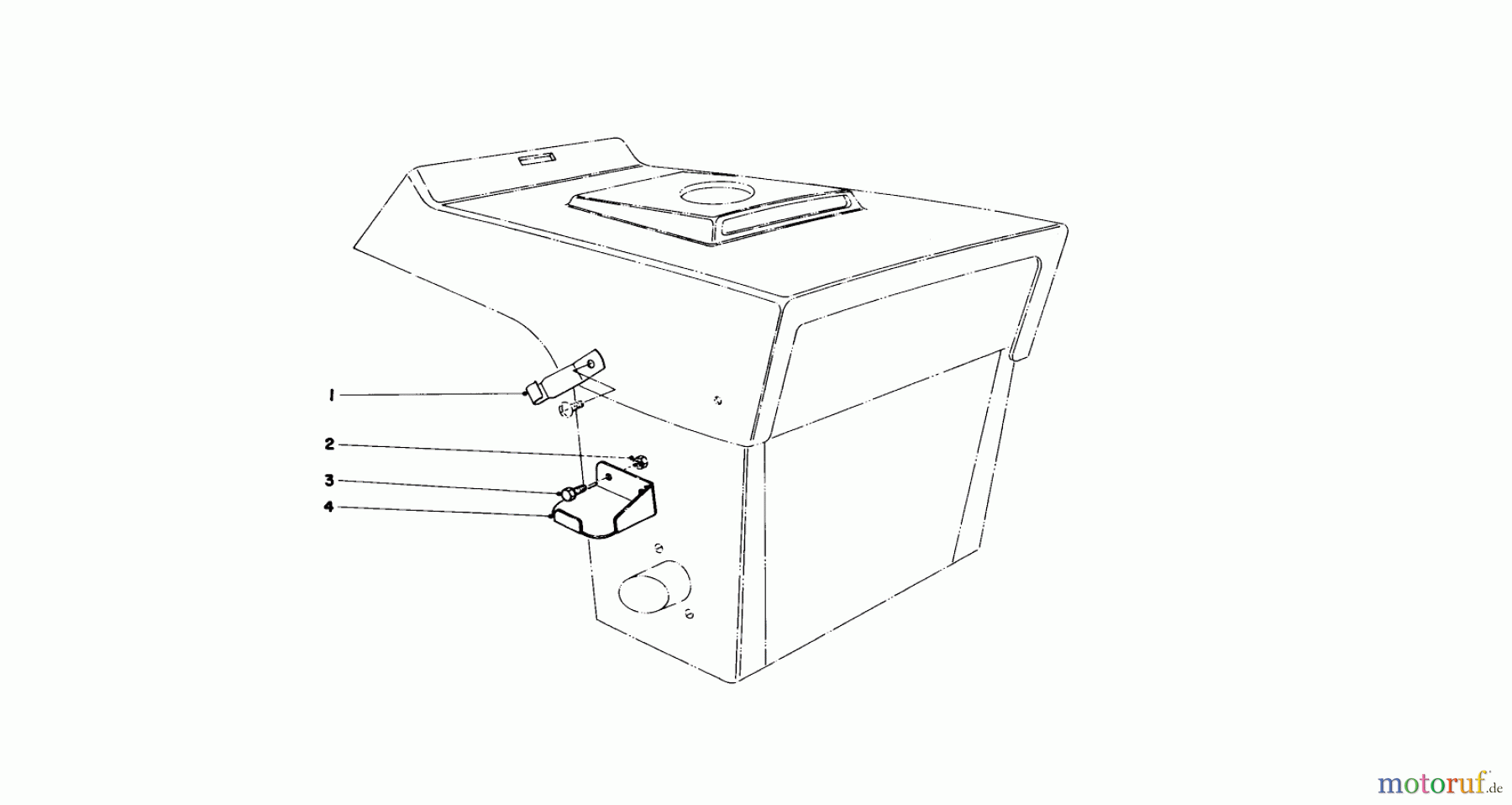 Toro Neu Accessories, Mower 11-6300 - Toro Trimmer Bracket Kit, Front Engine 8 H.P. KIT