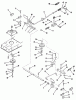 Toro 02-11BX01 (B-112) - B-112 3-Speed Tractor, 1980 Ersatzteile BRAKE AND CLUTCH LINKAGE-5-SPEED MODELS