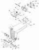 Toro 02-11BX01 (B-112) - B-112 3-Speed Tractor, 1980 Ersatzteile FRAME, SHEET METAL AND COVERS #1