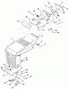Toro 02-11BX01 (B-112) - B-112 3-Speed Tractor, 1980 Ersatzteile FRAME, SHEET METAL AND COVERS #2