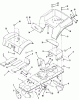 Toro 02-11BX01 (B-112) - B-112 3-Speed Tractor, 1980 Ersatzteile FRAME, SHEET METAL AND COVERS #3