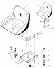 Toro 02-11BX01 (B-112) - B-112 3-Speed Tractor, 1980 Ersatzteile SEAT AND SUSPENSION