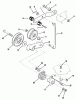 Toro 02-16BP04 (B-165) - B-165 Twin 5-Speed Tractor, 1982 Ersatzteile CLUTCH, BRAKE AND SPEED CONTROL LINKAGE #2