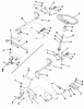 Toro 02-16BP04 (B-165) - B-165 Twin 5-Speed Tractor, 1982 Ersatzteile FRONT AXLE AND STEERING (MOWER HANGER)