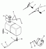 Toro 02-16BP04 (B-165) - B-165 Twin 5-Speed Tractor, 1982 Ersatzteile FUEL AND EXHAUST SYSTEMS