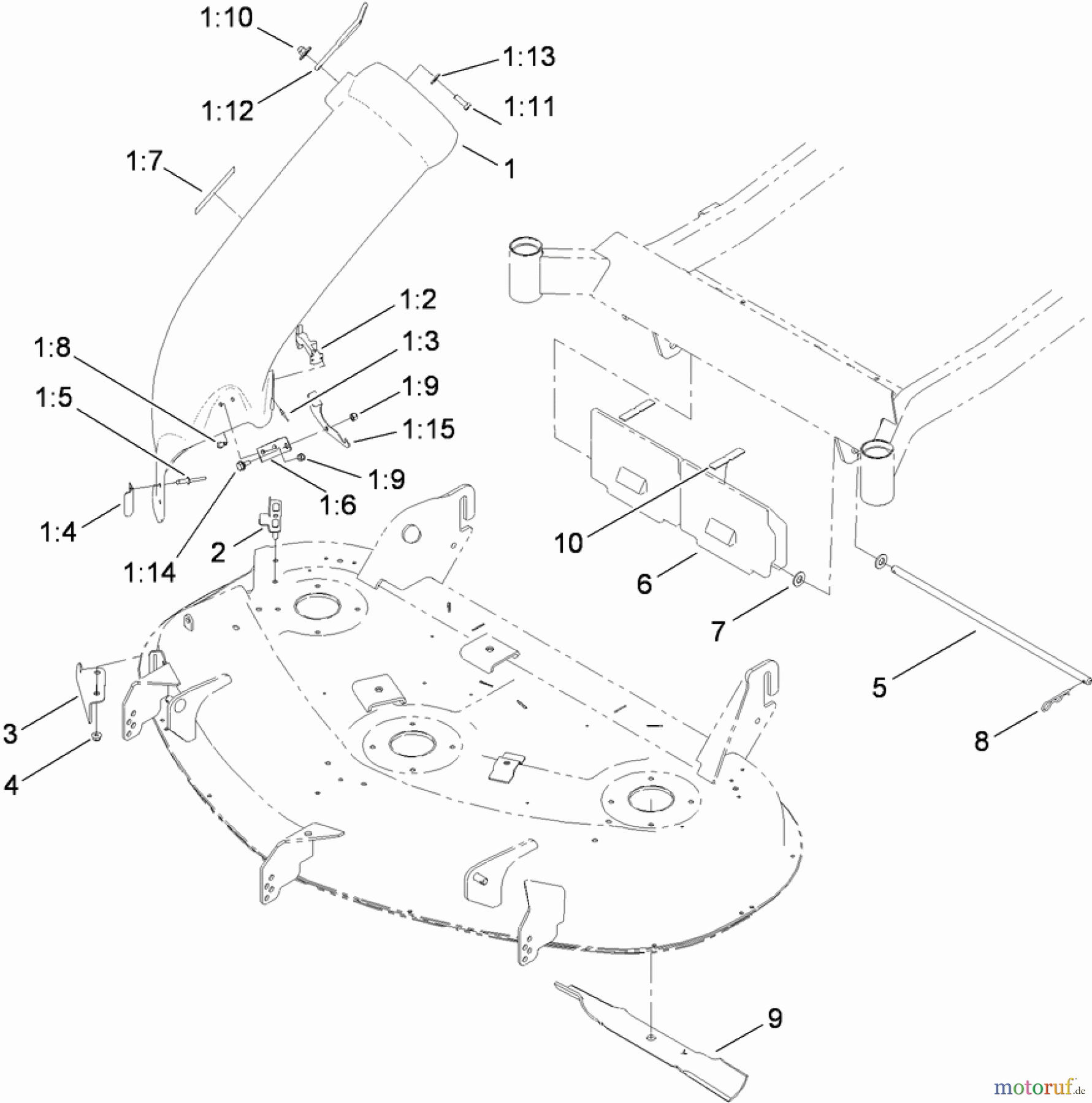 Toro Neu Accessories, Mower 117-5310 - Toro 50
