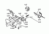 Toro 1-0130 - 8 hp 4-Speed Tractor, 1973 Ersatzteile BRAKE/CLUTCH LINKAGE