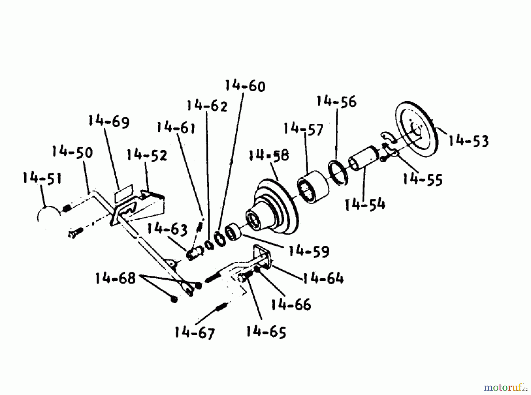 Toro Neu Mowers, Lawn & Garden Tractor Seite 1 1-0130 - Toro 8 hp 4-Speed Tractor, 1973 P.T.O. CLUTCH