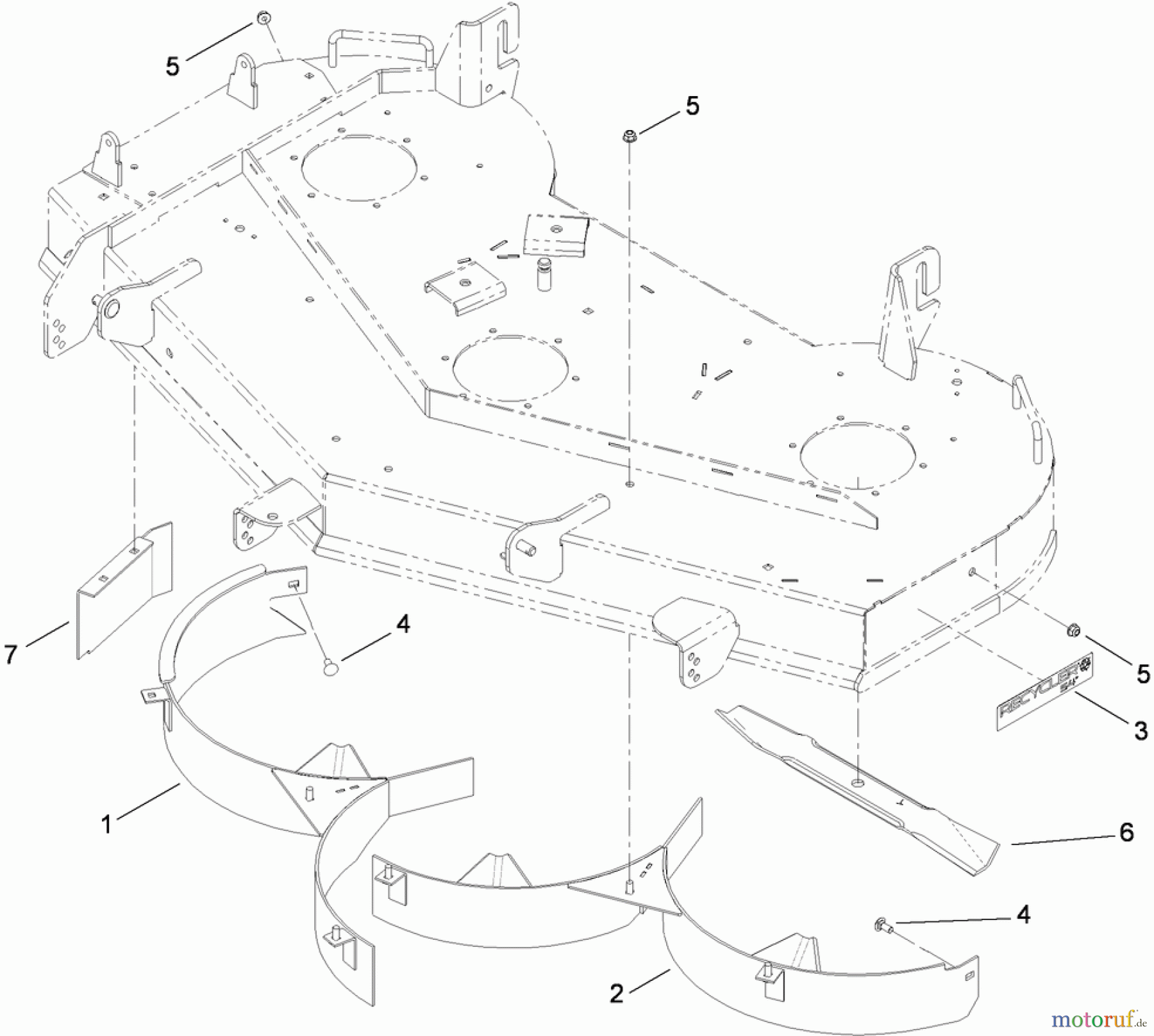  Toro Neu Accessories, Mower 117-5313 - Toro 54