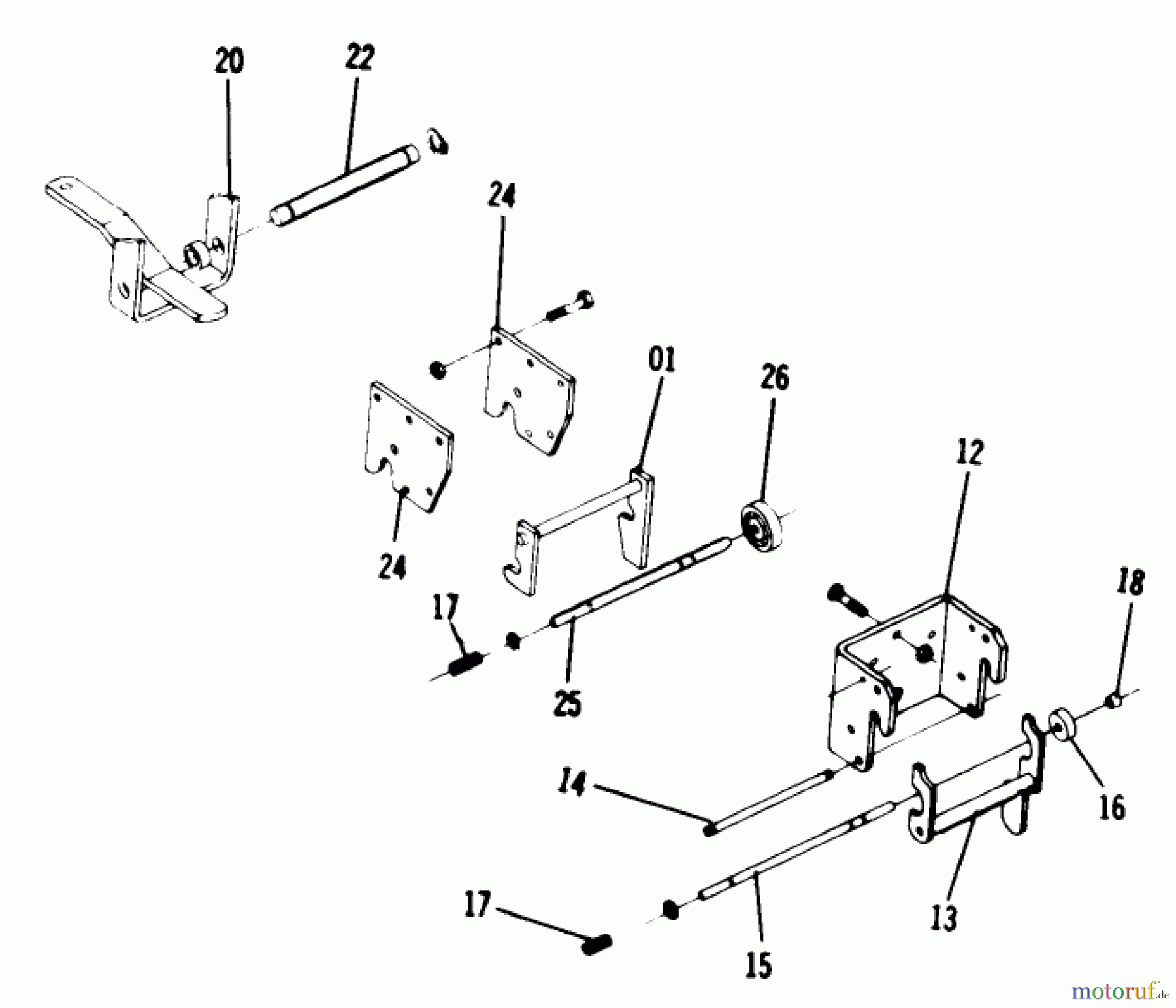 Toro Neu Mowers, Lawn & Garden Tractor Seite 1 1-0145 (B-80) - Toro B-80 4-Speed Tractor, 1974 7.000 HITCH ASSEMBLIES (PLATE 7.1 & 7.2)