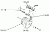 Toro 1-0150 (CG-8) - 800 Special Tractor, 1971 Ersatzteile ELECTRIC P.T.O. CLUTCH