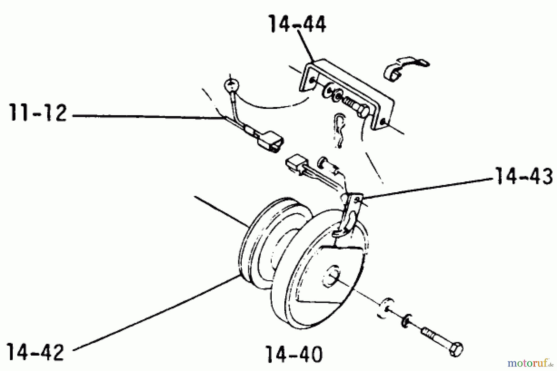 Toro Neu Mowers, Lawn & Garden Tractor Seite 1 1-0150 (CG-8) - Toro 800 Special Tractor, 1971 ELECTRIC P.T.O. CLUTCH