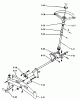 Toro 1-0150 (CG-8) - 800 Special Tractor, 1971 Ersatzteile FRONT AXLE AND STEERING