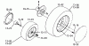 Toro 1-0150 (CG-8) - 800 Special Tractor, 1971 Ersatzteile WHEELS AND TIRES (PLATE 13.1)