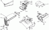 Toro 1-0300 - Raider 10 Tractor, 1971 Ersatzteile SHEET METAL AND COVERS (PLATE 8.1)