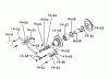 Toro 1-0301 - Raider 10 Tractor, 1972 Ersatzteile 14.050 MANUAL P.T.O. (PLATE 14.3)