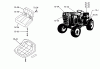 Toro 1-0301 - Raider 10 Tractor, 1972 Ersatzteile 15.000 SEATS, DECALS, MISC. TRIM(PLATE 15.1)