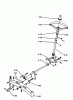 Toro 1-0301 - Raider 10 Tractor, 1972 Ersatzteile 5.000 FRONT AXLE AND STEERING (PLATE 5.1)