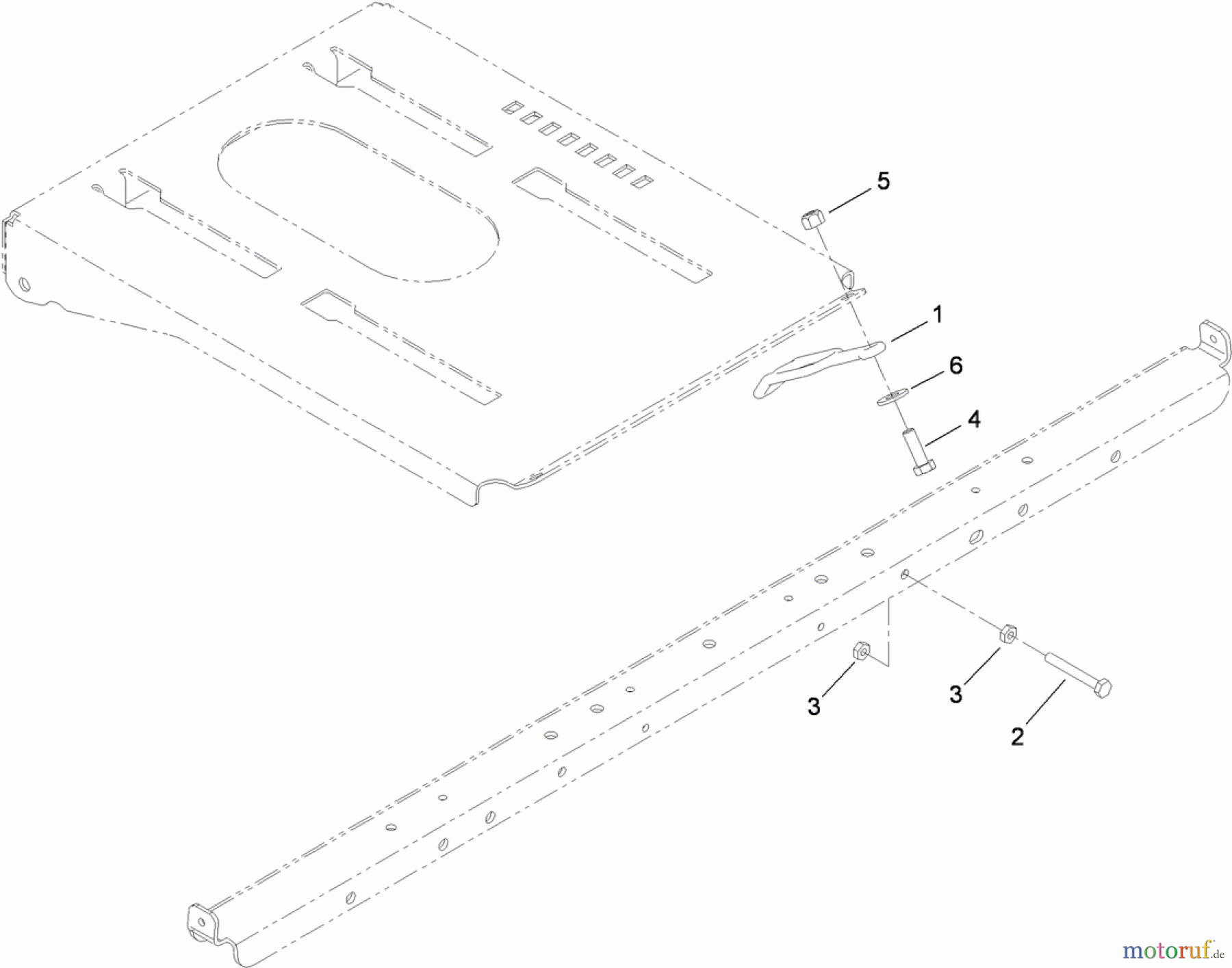 Toro Neu Accessories, Mower 117-7251 - Toro Transport Seat Strap Kit, Zero-Turn-Radius Riding Mower TRANSPORT SEAT STRAP KIT ASSEMBLY NO. 117-7251