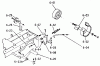 Toro 1-0360 - Raider 10 8-Speed Tractor, 1973 Ersatzteile BRAKE/CLUTCH LINKAGE